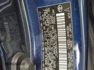 2012 Toyota Prius One with VIN JTDKN3DUXC1520181, listed as a Copart auction lot 48565555 with 158,252 mi miles and Salvage title. Bid and sale history available at DreamBid. Image 15.