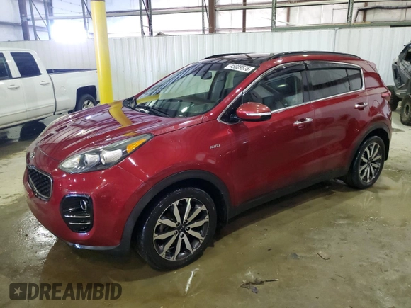 2018 Kia Sportage EX with VIN KNDPNCAC6J7399791, listed as a Copart auction lot 45989575 with 97,348 mi miles and Non Repairable. Bid and sale history available at carsss.com. Image 1.