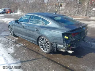2018 Audi A5 Sportback Prestige with VIN WAUCNCF50JA062901, listed as a IAAI auction lot 41566220 with 98,852 mi miles. Bid and sale history available at carsss.com. Image 3.