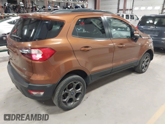 2018 Ford EcoSport SES with VIN MAJ6P1CL2JC170304, listed as a IAAI auction lot 40954855 with 112,012 mi miles and . Bid and sale history available at DreamBid. Image 4.
