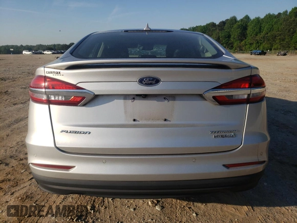 2019 Ford Fusion Titanium with VIN 3FA6P0RU6KR220943, listed as a Copart auction lot 49444833 with 42,622 mi miles and . Bid and sale history available at DreamBid. Image 6.