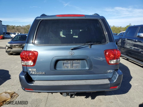 2007 Toyota Sequoia SR5 with VIN 5TDZT34A97S289227, listed as a Copart auction lot 86928334 with 180,217 mi miles and Salvage Title. Bid and sale history available at carsss.com. Image 6.
