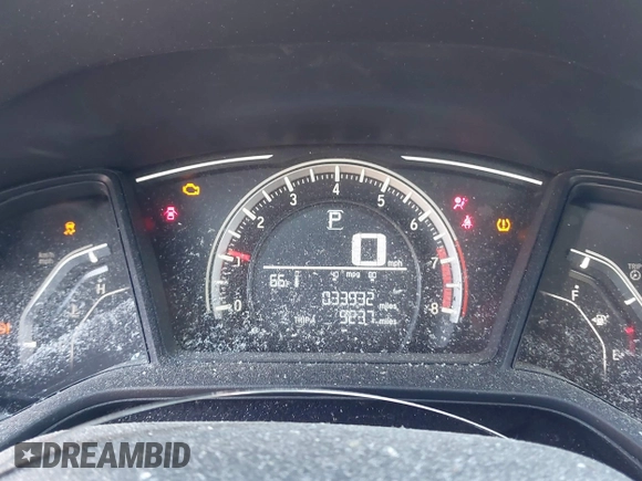 2017 Honda Civic Sedan LX with VIN 2HGFC2F58HH513036, listed as a IAAI auction lot 41815183 with 33,932 mi miles. Bid and sale history available at carsss.com. Image 7.