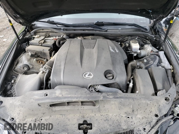 2015 Lexus IS 250 with VIN JTHCF1D29F5015698, listed as a Copart auction lot 58355495 with 127,007 mi miles and Salvage title. Bid and sale history available at DreamBid. Image 11.