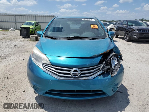2015 Nissan Note S with VIN 3N1CE2CP8FL369285, listed as a Copart auction lot 62345535 with 78,980 mi miles and Salvage title. Bid and sale history available at DreamBid. Image 5.