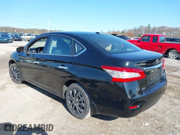 2015 Nissan Sentra S with VIN 3N1AB7AP7FY227075, listed as a IAAI auction lot 41983590 with 115,122 mi miles. Bid and sale history available at carsss.com. Image 3.