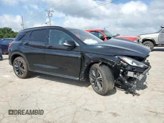 2023 Infiniti QX50 Sport with VIN 3PCAJ5FB0PF114339, listed as a Copart auction lot 57389284 with 11,462 mi miles and Salvage Title. Bid and sale history available at DreamBid. Image 4.