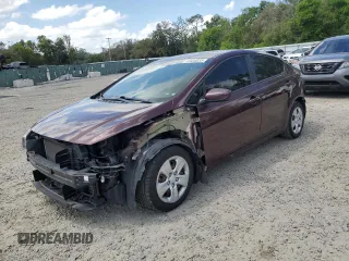 2017 Kia Forte LX with VIN 3KPFK4A79HE139487, listed as a Copart auction lot 51604035 with 62,672 mi miles and Salvage Title. Bid and sale history available at carsss.com. Image 1.