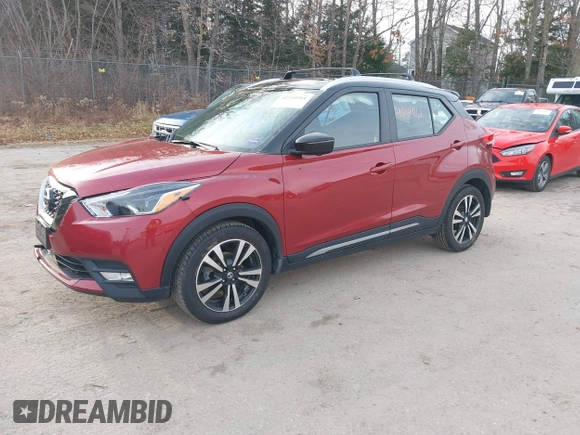 2020 Nissan Kicks SR with VIN 3N1CP5DV0LL563782, listed as a IAAI auction lot 41144161 with 89,285 mi miles. Bid and sale history available at carsss.com. Image 17.