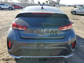 2019 Hyundai Veloster Turbo R-Spec with VIN KMHTH6AB7KU020391, listed as a Copart auction lot 49840155 with 116,984 mi miles and Salvage Title. Bid and sale history available at carsss.com. Image 6.
