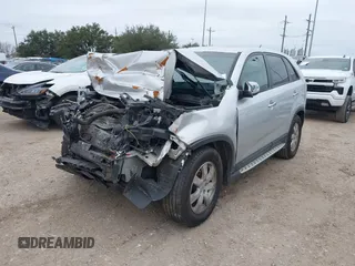 2012 Kia Sorento LX with VIN 5XYKT3A16CG216894, listed as a IAAI auction lot 41356578 with 1 mi miles. Bid and sale history available at carsss.com. Image 2.