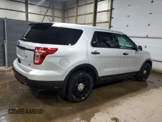 2014 Ford Utility Police Interceptor with VIN 1FM5K8AR2EGC61104, listed as a Copart auction lot 77970214 with 115,441 mi miles and Clean Title. Bid and sale history available at carsss.com. Image 3.