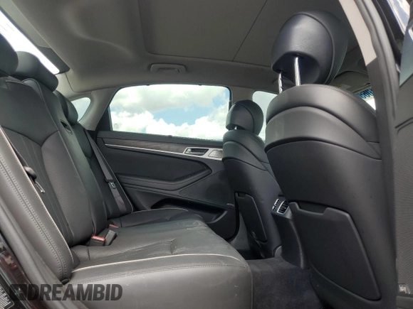 2018 Genesis G80 3.8L with VIN KMHGN4JE8JU240226, listed as a Copart auction lot 61065465 with 39,863 mi miles and Salvage title. Bid and sale history available at DreamBid. Image 10.