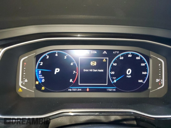 2024 Volkswagen Jetta GLI Autobahn with VIN 3VW2T7BUXRM084277, listed as a Copart auction lot 50984835 with 17,321 mi miles and Salvage Title. Bid and sale history available at DreamBid. Image 9.
