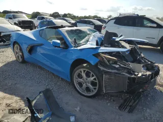 2021 Chevrolet Corvette 2LT with VIN 1G1YB2D48M5122614, listed as a Copart auction lot 44392325 with Not provided miles and Salvage title. Bid and sale history available at DreamBid. Image 4.