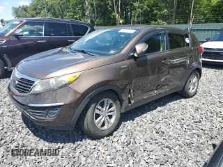 2011 Kia Sportage LX with VIN KNDPBCA22B7081975, listed as a Copart auction lot 65411875 with 201,127 mi miles and Salvage title. Bid and sale history available at DreamBid. Image 1.
