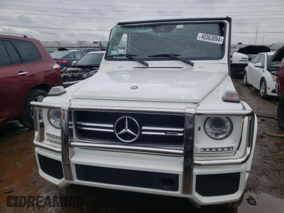 2017 Mercedes-Benz G-Class AMG G 63 with VIN WDCYC7DF6HX273961, listed as a Copart auction lot 40363094 with 61,309 mi miles. Bid and sale history available at carsss.com. Image 5.
