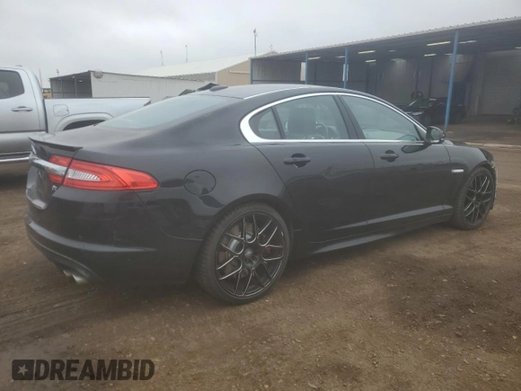 2012 Jaguar XF with VIN SAJWA0JC2CMS55201, listed as a Copart auction lot 54681285 with 94,415 mi miles and Salvage Title. Bid and sale history available at DreamBid. Image 3.
