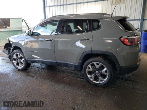 2020 Jeep Compass Limited with VIN 3C4NJCCB9LT170785, listed as a Copart auction lot 42212065 with 55,763 mi miles and Clean Title. Bid and sale history available at DreamBid. Image 2.