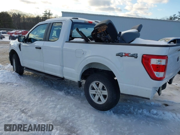 2022 Ford F-150 XL z VIN 1FTEX1EBXNKF15858, wystawiony jako IAAI lot #41478000 z przebiegiem 14 447 mil mil oraz . Historia ofert i sprzedaży dostępna na DreamBid. Obrazek 3.