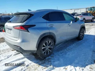 2017 Lexus NX with VIN JTJBARBZ0H2125289, listed as a IAAI auction lot 41632911 with 91,203 mi miles. Bid and sale history available at carsss.com. Image 4.