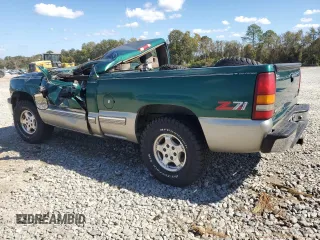 1999 Chevrolet Silverado 1500 LS with VIN 1GCEK14T7XZ130096, listed as a Copart auction lot 75257524 with 0 mi miles and Non Repairable. Bid and sale history available at carsss.com. Image 2.