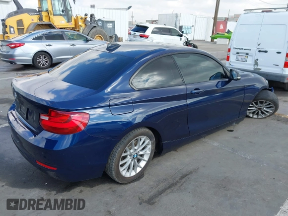 2016 BMW 2 Series 228i with VIN WBA1F9C55GV545295, listed as a IAAI auction lot 41539525 with 147,604 mi miles. Bid and sale history available at carsss.com. Image 4.
