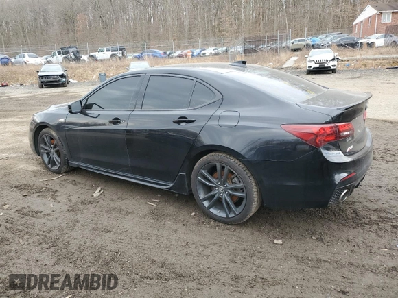 2019 Acura TLX w/A-Spec Pkg with VIN 19UUB2F67KA008467, listed as a Copart auction lot 42804915 with 44,126 mi miles and Salvage Title. Bid and sale history available at carsss.com. Image 2.
