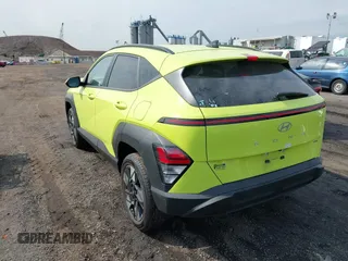 2024 Hyundai Kona SEL with VIN KM8HBCAB1RU090307, listed as a IAAI auction lot 41757473 with 10,112 mi miles and . Bid and sale history available at DreamBid. Image 3.
