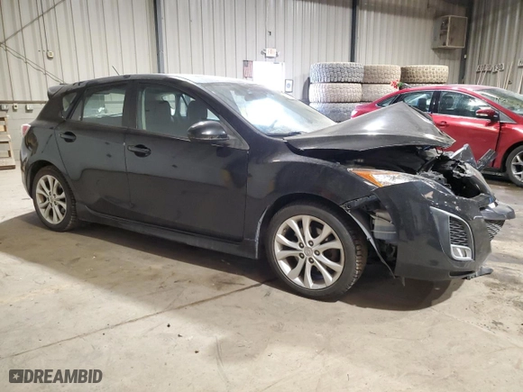 2011 Mazda Mazda3 s Sport with VIN JM1BL1K69B1372344, listed as a Copart auction lot 48937835 with 154,377 mi miles and Salvage Title. Bid and sale history available at carsss.com. Image 4.