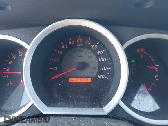 2009 Toyota Tacoma PreRunner with VIN 3TMJU62N59M088137, listed as a IAAI auction lot 41775410 with 217,331 mi miles. Bid and sale history available at carsss.com. Image 7.