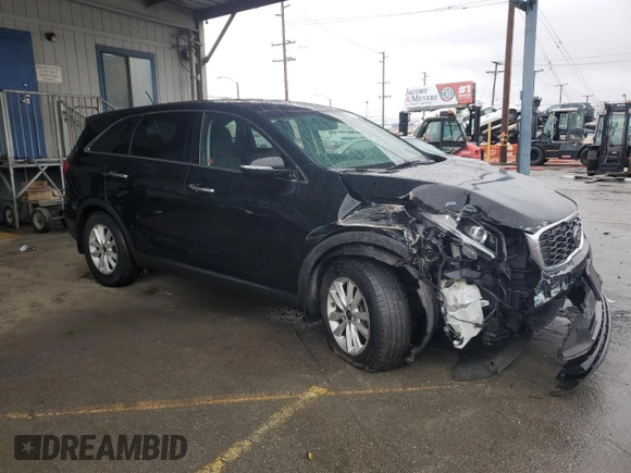 2019 Kia Sorento L with VIN 5XYPG4A35KG472623, listed as a Copart auction lot 45412305 with 16,621 mi miles and Salvage Title. Bid and sale history available at carsss.com. Image 4.