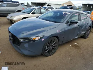 2023 Mazda 3 S Carbon Edition with VIN JM1BPBLM9P1608795, listed as a Copart auction lot 68833874 with 18,947 mi miles and Salvage Title. Bid and sale history available at DreamBid. Image 1.