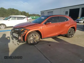 2023 Lexus UX 250h F Sport with VIN JTHR6JBH2P2140918, listed as a Copart auction lot 74507024 with 16,964 mi miles and Salvage title. Bid and sale history available at DreamBid. Image 1.