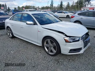 2015 Audi S4 Premium Plus with VIN WAUBGAFL3FA011392, listed as a IAAI auction lot 42082229 with 103,007 mi miles. Bid and sale history available at carsss.com. Image 1.