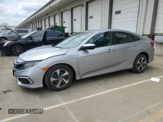 2020 Honda Civic LX с VIN 2HGFC2F66LH583457, выставлен на аукционе Copart как лот 52914075 с пробегом 36 011 миль миль и Списание • Salvage title. История ставок и продаж доступна на DreamBid. Изображение 1.
