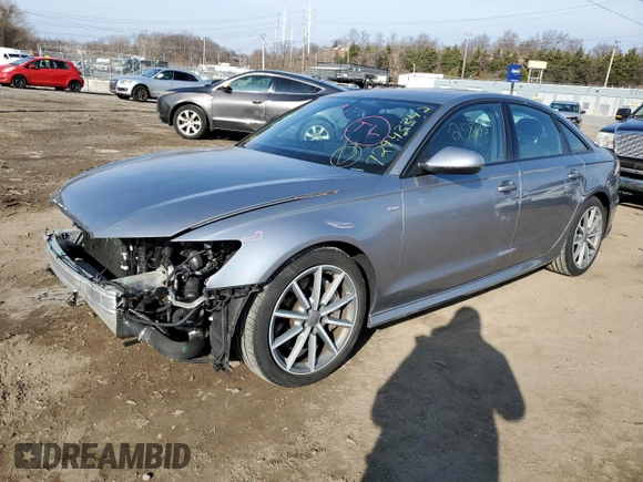 2018 Audi A6 Premium Plus with VIN WAUG8AFC6JN100524, listed as a Copart auction lot 72943342 with 25,803 mi miles. Bid and sale history available at carsss.com. Image 1.