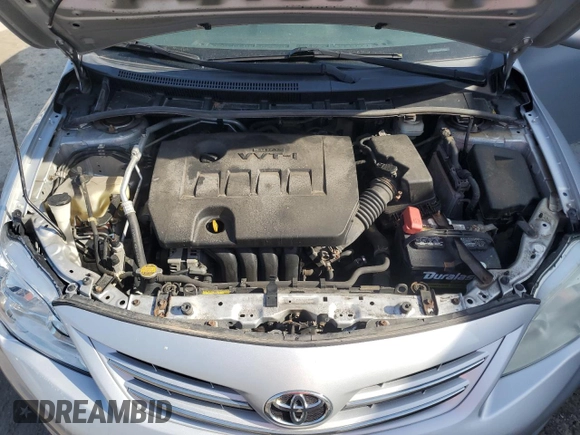 2013 Toyota Corolla L with VIN 5YFBU4EE8DP165637, listed as a Copart auction lot 54437445 with 131,112 mi miles and Clean Title. Bid and sale history available at DreamBid. Image 11.