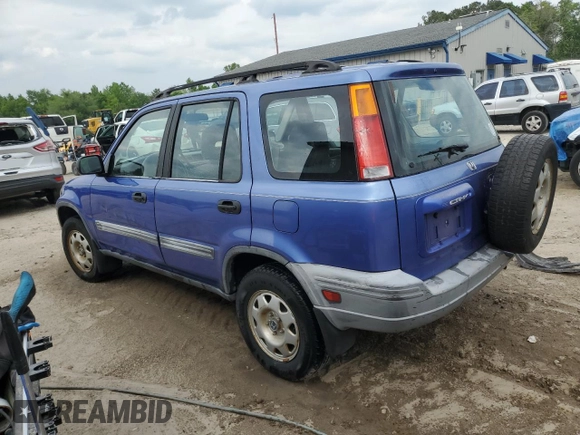 2001 Honda CR-V LX with VIN JHLRD28451C000075, listed as a Copart auction lot 52578535 with 162,179 mi miles and Salvage Title. Bid and sale history available at carsss.com. Image 2.