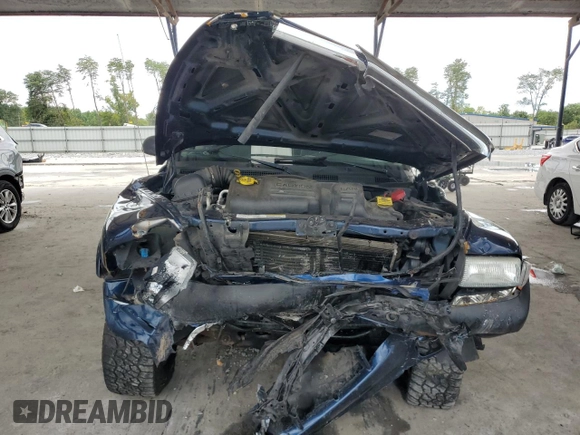 2004 Dodge Dakota Sport with VIN 1D7HG38N14S510552, listed as a Copart auction lot 63930474 with 111,011 mi miles and Salvage Title. Bid and sale history available at carsss.com. Image 5.