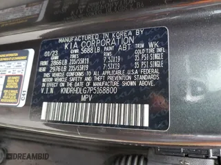 2023 Kia Sorento Hybrid EX with VIN KNDRHDLG7P5168800, listed as a Copart auction lot 44146615 with 67,005 mi miles and Salvage Title. Bid and sale history available at carsss.com. Image 13.