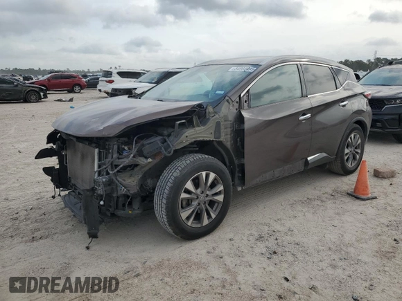 2018 Nissan Murano S z VIN 5N1AZ2MG6JN186611, wystawiony jako Copart lot #54903895 z przebiegiem 101 670 mil mil oraz Szkoda całkowita • Salvage title. Historia ofert i sprzedaży dostępna na DreamBid. Obrazek 1.
