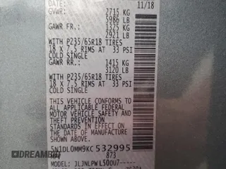 2019 Infiniti QX60 Pure z VIN 5N1DL0MM9KC532995, wystawiony jako Copart lot #57875135 z przebiegiem 70 024 mil mil oraz Szkoda całkowita • Salvage title. Historia ofert i sprzedaży dostępna na DreamBid. Obrazek 14.