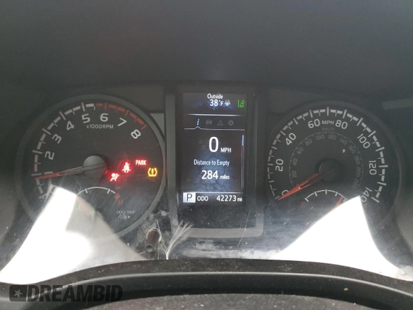 2021 Toyota Tacoma SR with VIN 3TYRX5GN0MT006910, listed as a Copart auction lot 43919765 with 42,273 mi miles and Salvage title. Bid and sale history available at DreamBid. Image 9.