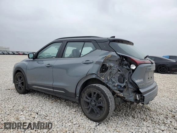 2023 Nissan Kicks SR with VIN 3N1CP5DV7PL566748, listed as a Copart auction lot 51146975 with 25,310 mi miles and Salvage Title. Bid and sale history available at DreamBid. Image 2.