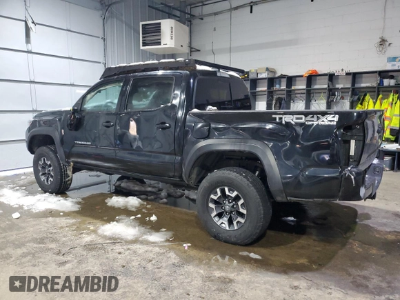 2021 Toyota Tacoma 4WD SR with VIN 3TMCZ5AN6MM427731, listed as a Copart auction lot 44893925 with 42,995 mi miles and Salvage Title. Bid and sale history available at carsss.com. Image 2.