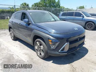 2024 Hyundai Kona SEL with VIN KM8HBCAB2RU115635, listed as a IAAI auction lot 42061412 with 16,011 mi miles. Bid and sale history available at carsss.com. Image 1.