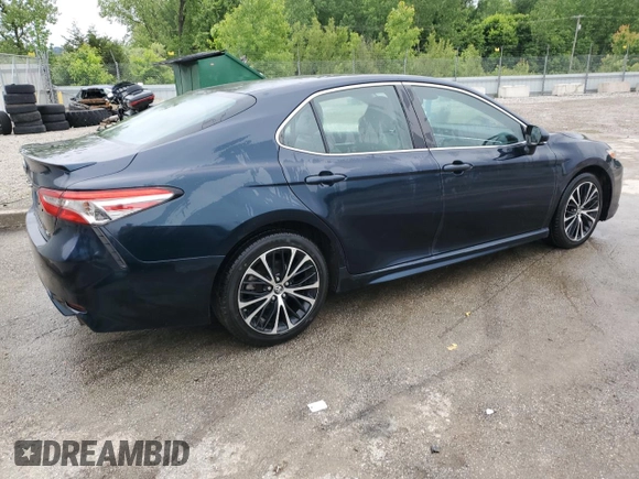 2018 Toyota Camry LE with VIN 4T1B11HK8JU547525, listed as a Copart auction lot 58334445 with 120,602 mi miles and Salvage title. Bid and sale history available at DreamBid. Image 3.