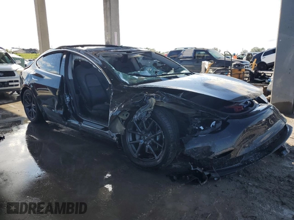 2019 Tesla Model 3 Mid Range with VIN 5YJ3E1EA5KF298099, listed as a Copart auction lot 42227475 with Not Provided miles and Non Repairable. Bid and sale history available at DreamBid. Image 4.
