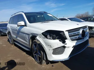 2018 Mercedes-Benz GLS 550 z VIN 4JGDF7DE8JB029455, wystawiony jako IAAI lot #41674129 z przebiegiem 67 209 mil mil oraz . Historia ofert i sprzedaży dostępna na DreamBid. Obrazek 1.